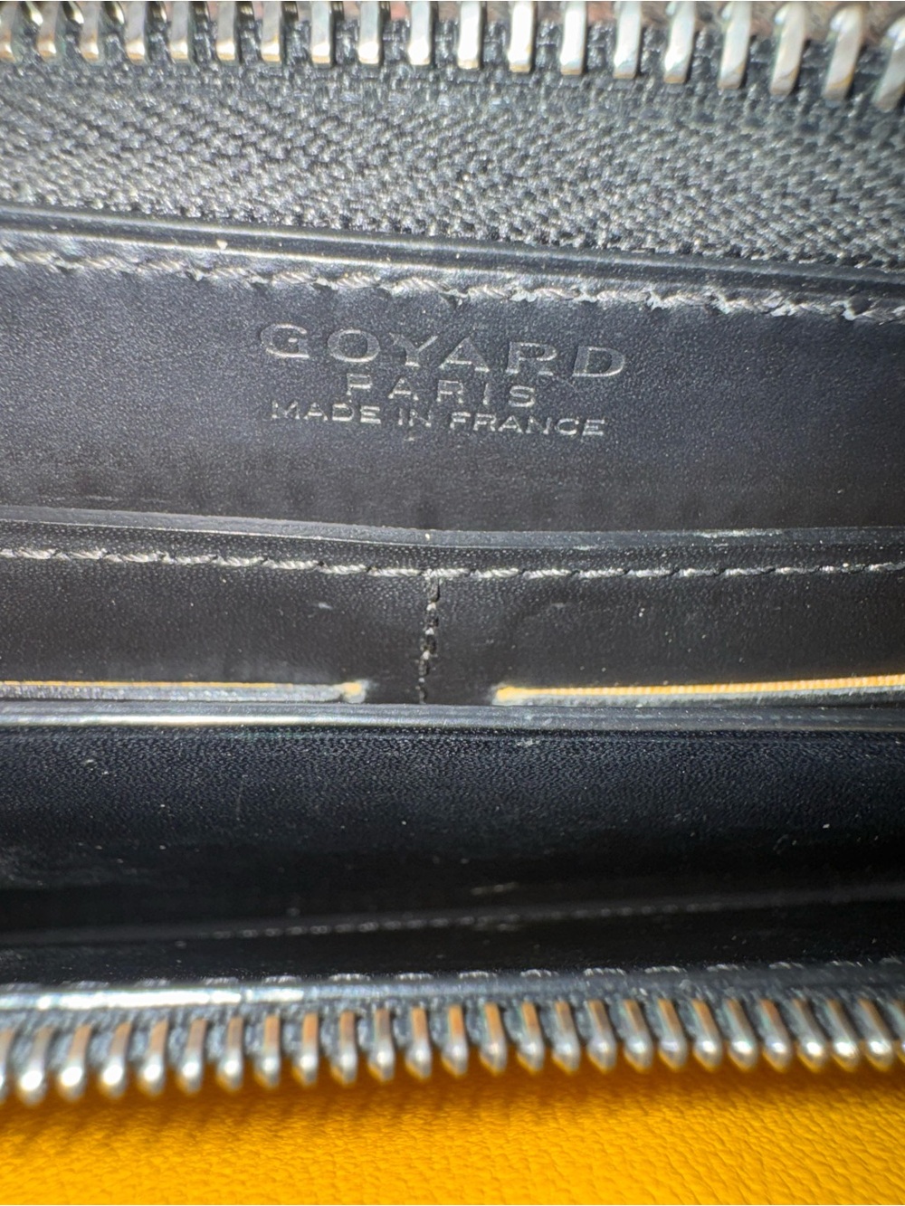 Goyard Matignon GM Zip Around Wallet with/COA and orig care cards AUTHENTIC✅ - Picture 5 of 14